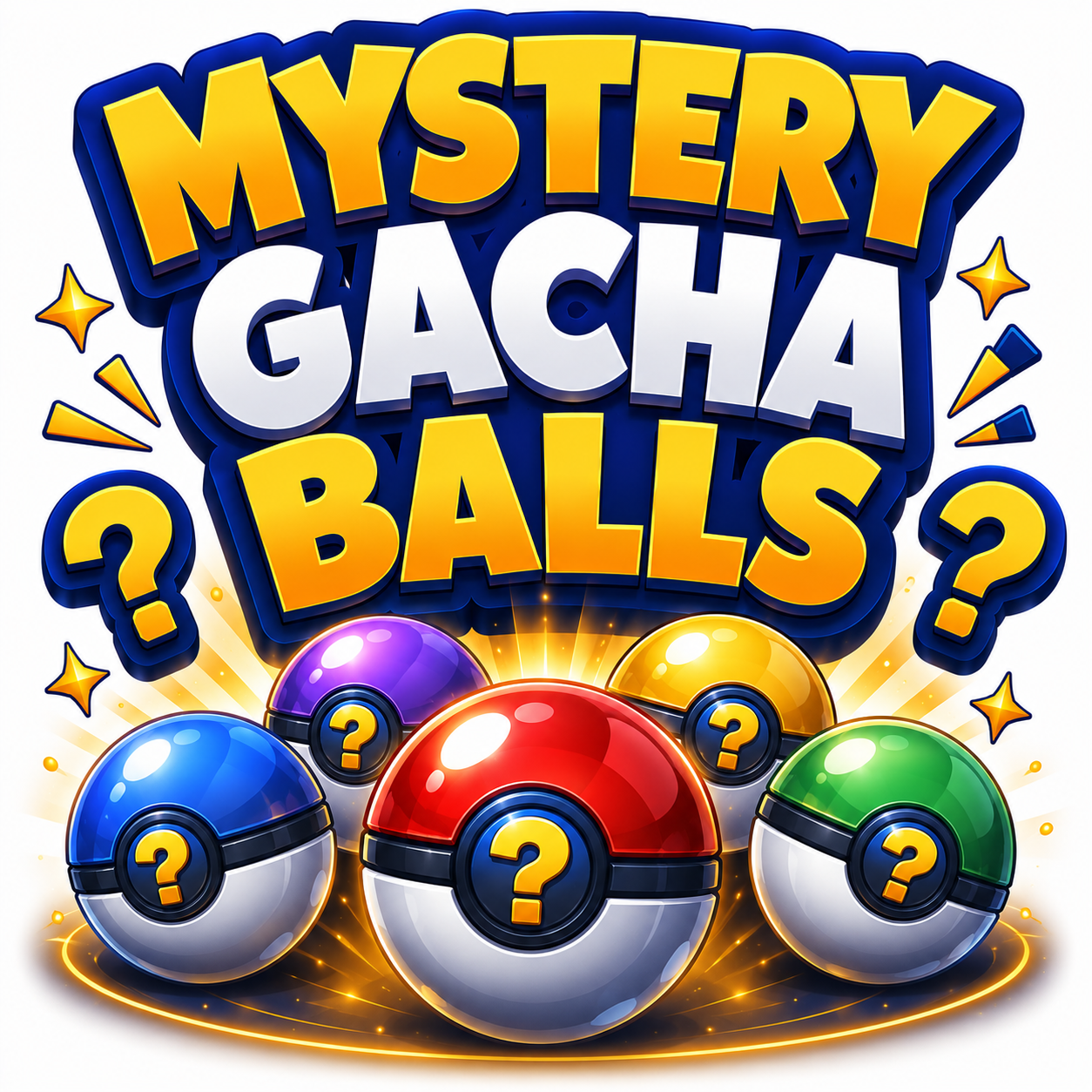 PocketMysteryZone Option 4: Mystery Gacha Balls - ONLY